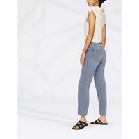 Toteme Toteme Blue Denim - Cropped Jeans Women