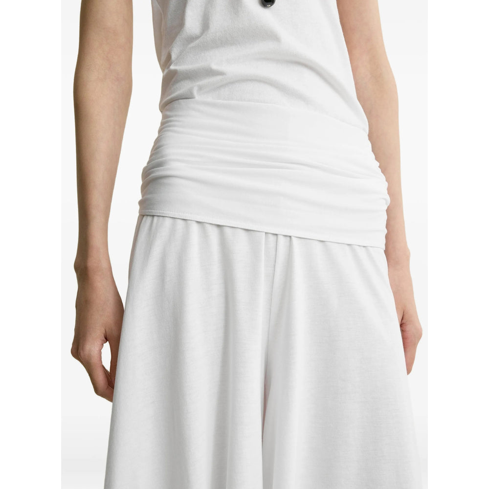 Toteme White Shorts - Knee-Length Shorts Women