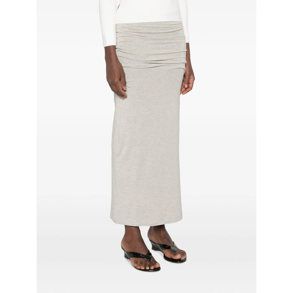 Toteme Toteme Grey Skirts - Asymmetric & Draped Skirts Women