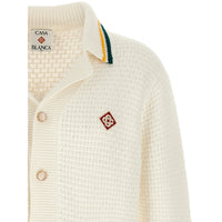Casablanca White Sweaters & Knitwear - Cardigans Men