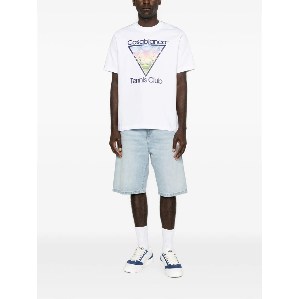 Casablanca Casablanca White T-Shirts & Vests - T-Shirts Men