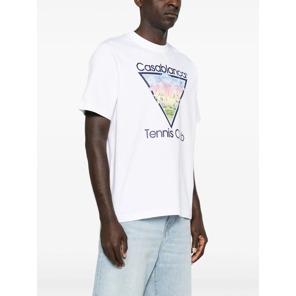 Casablanca Casablanca White T-Shirts & Vests - T-Shirts Men