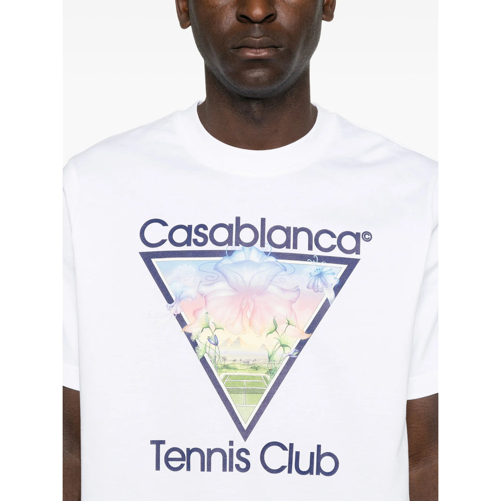 Casablanca Casablanca White T-Shirts & Vests - T-Shirts Men