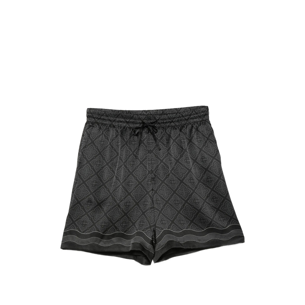Casablanca Black Shorts - Deck Shorts Men