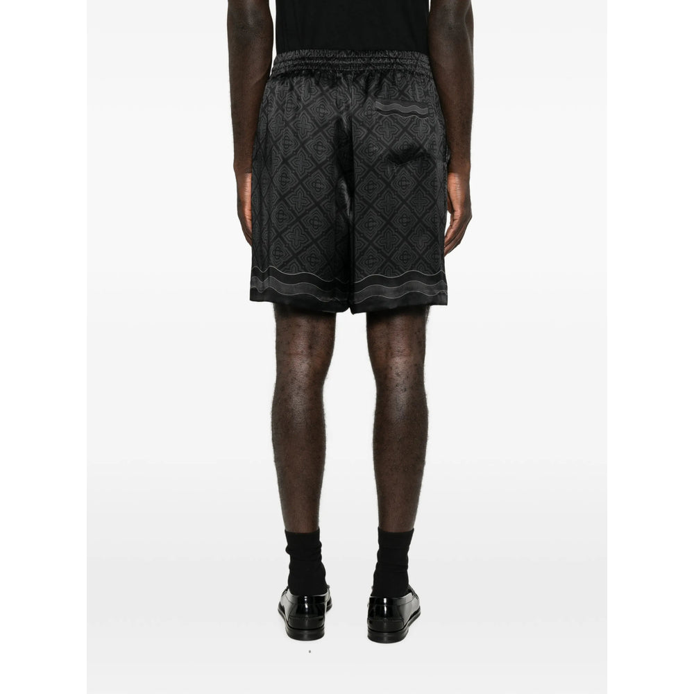 Casablanca Black Shorts - Deck Shorts Men