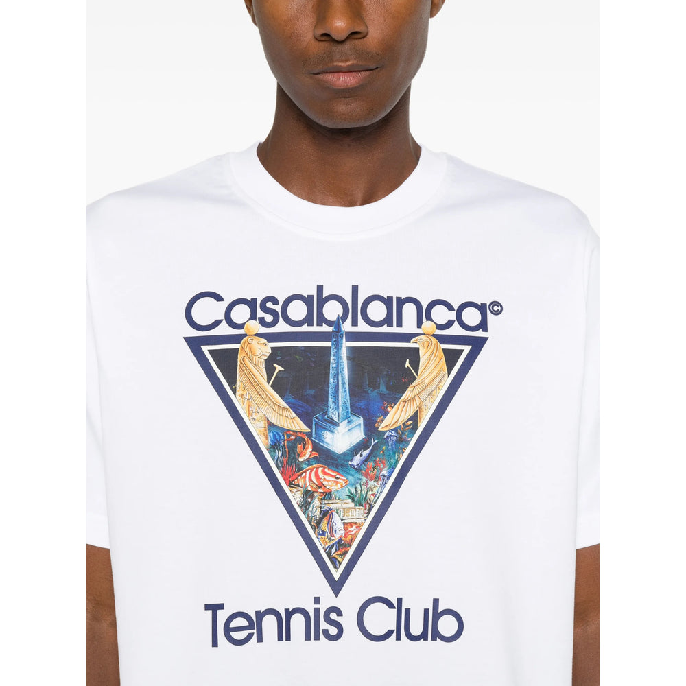 Casablanca White T-Shirts & Vests - T-Shirts Men