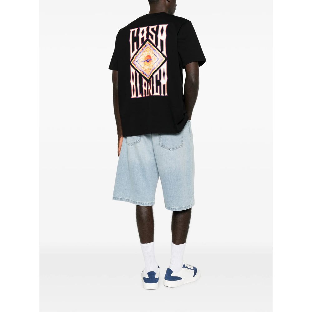 Casablanca Black T-Shirts & Vests - T-Shirts Men