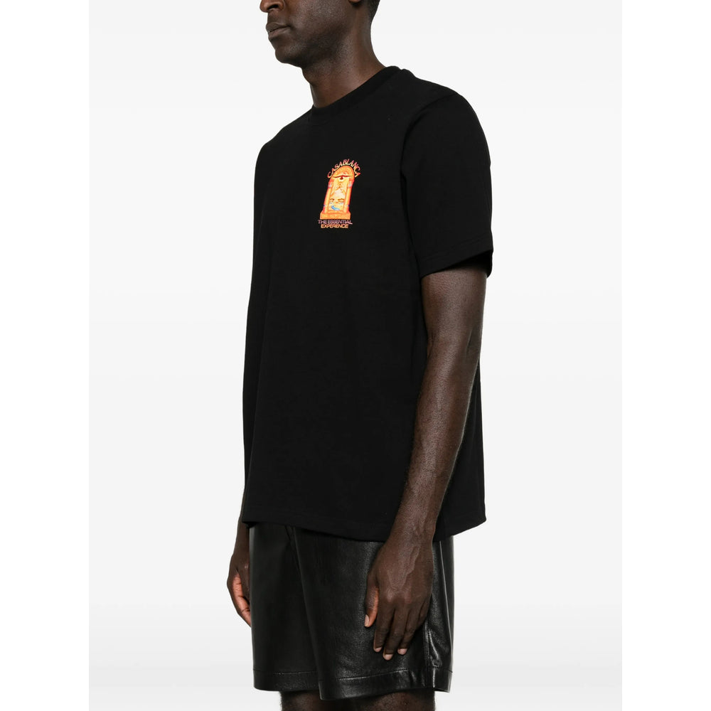 Casablanca Casablanca Black T-Shirts & Vests - T-Shirts Men