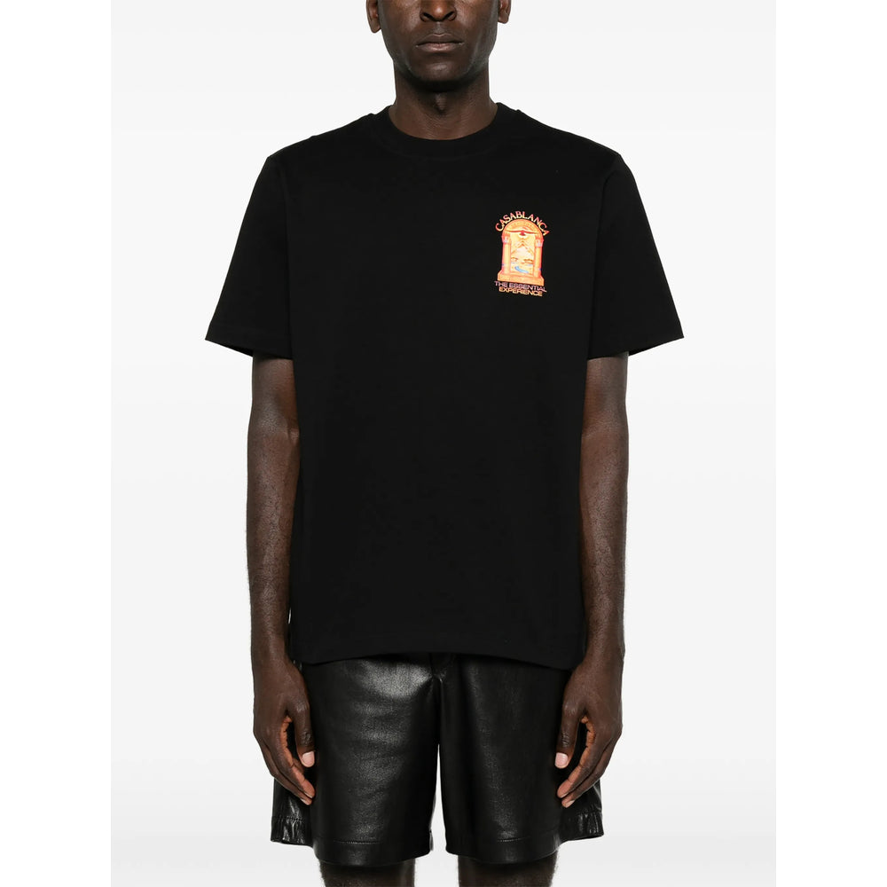 Casablanca Casablanca Black T-Shirts & Vests - T-Shirts Men