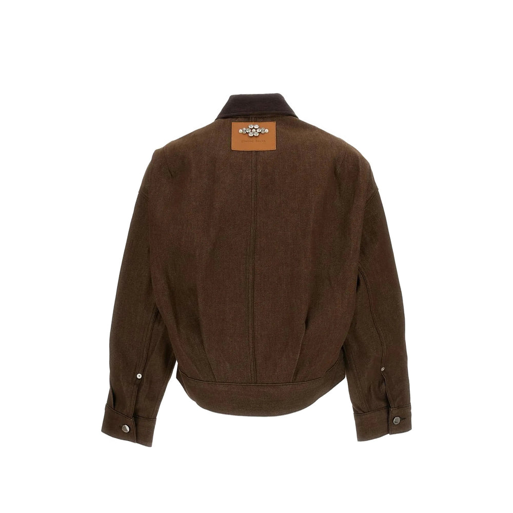 Simone Rocha Simone Rocha Brown Jackets - Cropped Jackets Women