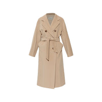 Max Mara Neutrals Coats - Double Breasted & Peacoats Women