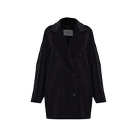 Max Mara Black Coats - Double Breasted & Peacoats Women