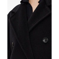 Max Mara Black Coats - Double Breasted & Peacoats Women