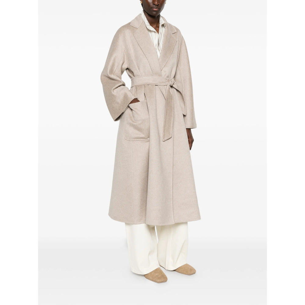 Max Mara Max Mara Neutrals Coats - Single Breasted Coats Women