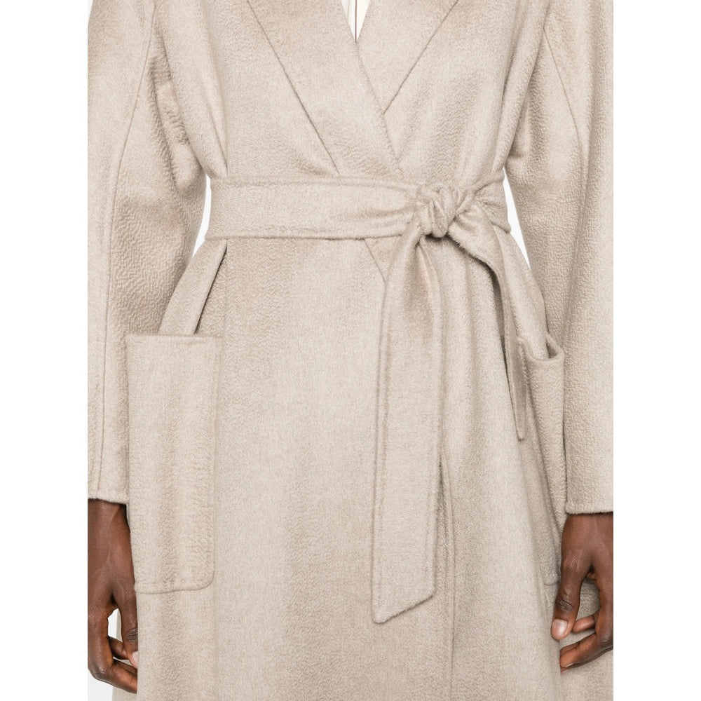 Max Mara Max Mara Neutrals Coats - Single Breasted Coats Women