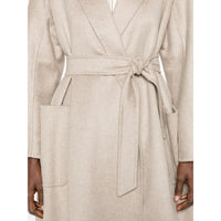 Max Mara Max Mara Neutrals Coats - Single Breasted Coats Women
