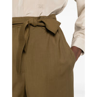 Max Mara Brown Trousers - Palazzo Pants Women