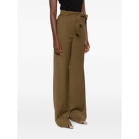 Max Mara Brown Trousers - Palazzo Pants Women