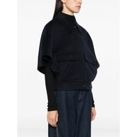 Max Mara Max Mara Blue Jackets - Capes & Ponchos Women