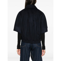 Max Mara Max Mara Blue Jackets - Capes & Ponchos Women