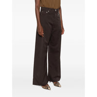 Sportmax Sportmax Brown Denim - Wide-Leg Jeans Women
