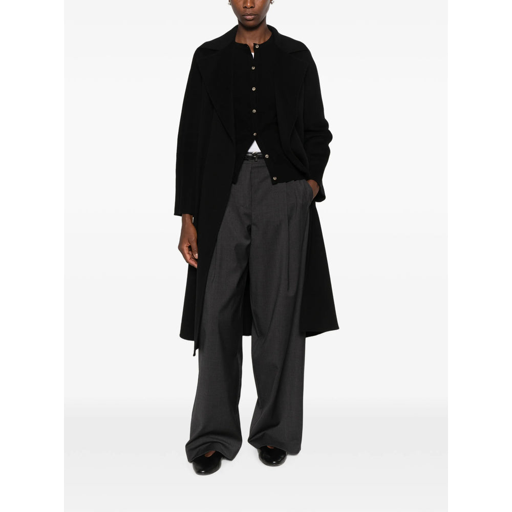 Max Mara Studio Max Mara Studio Black Coats - Single Breasted Coats Women