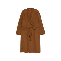Max Mara Studio Brown Coats - Single Breasted Coats Women