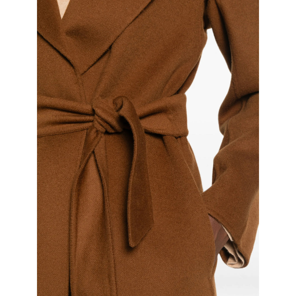 Max Mara Studio Brown Coats - Single Breasted Coats Women