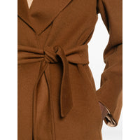 Max Mara Studio Brown Coats - Single Breasted Coats Women