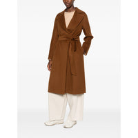 Max Mara Studio Brown Coats - Single Breasted Coats Women