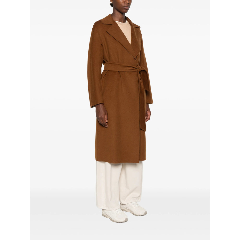 Max Mara Studio Brown Coats - Single Breasted Coats Women