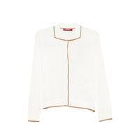 Max Mara Studio Max Mara Studio White Knitwear - Cardigans Women
