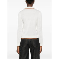 Max Mara Studio Max Mara Studio White Knitwear - Cardigans Women