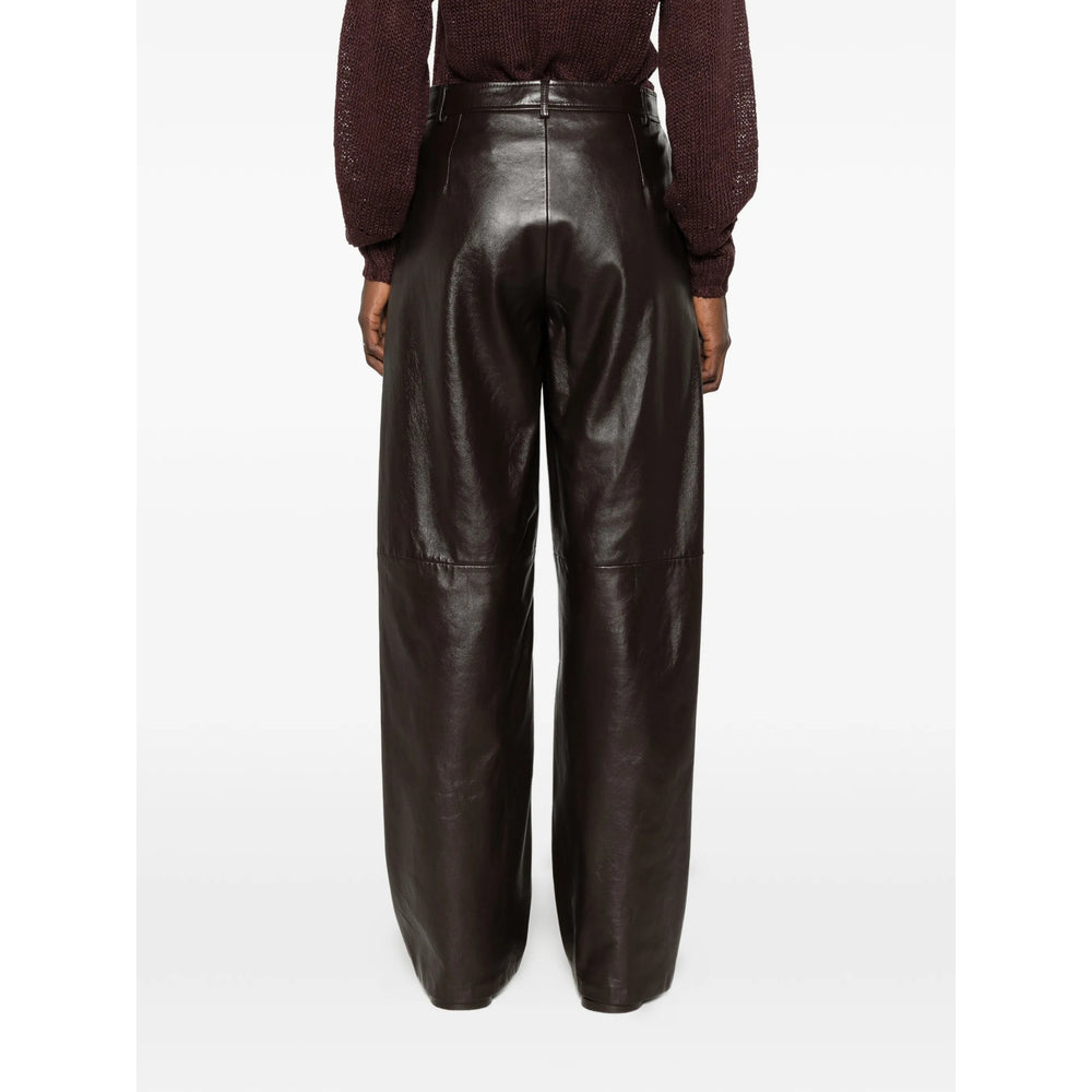 Max Mara Studio Max Mara Studio Brown Trousers - Tailored Trousers Women