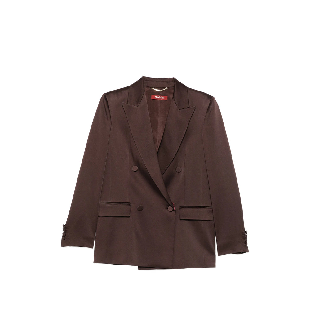 Max Mara Studio Max Mara Studio Brown Jackets - Blazers Women