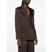 Max Mara Studio Max Mara Studio Brown Jackets - Blazers Women