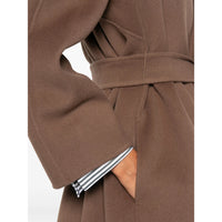 's Max Mara 'S Max Mara Brown Coats - Single Breasted Coats Women
