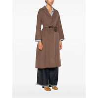 's Max Mara 'S Max Mara Brown Coats - Single Breasted Coats Women