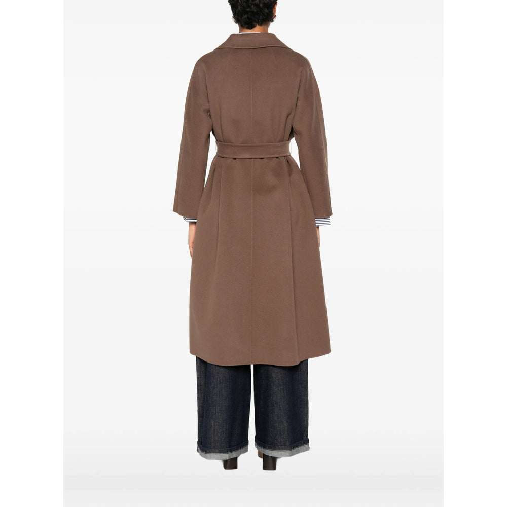 's Max Mara 'S Max Mara Brown Coats - Single Breasted Coats Women