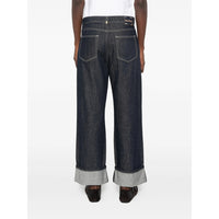 's Max Mara 'S Max Mara Blue Denim - Straight-Leg Jeans Women