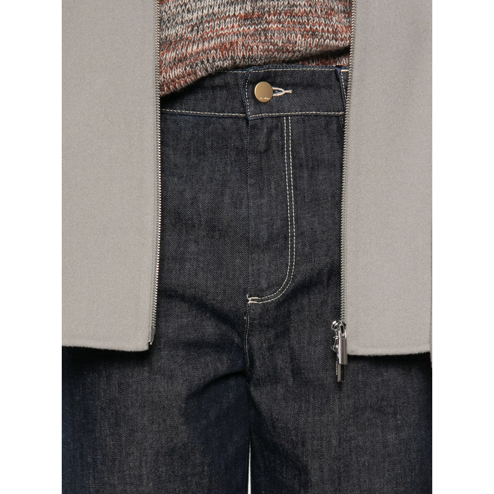 's Max Mara 'S Max Mara Blue Denim - Straight-Leg Jeans Women