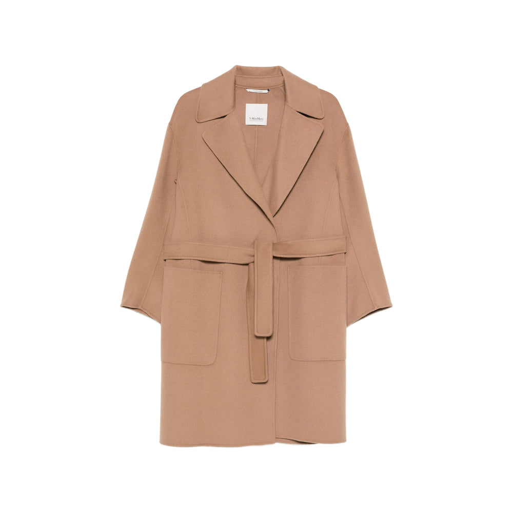 'S Max Mara Neutrals Coats - Single Breasted Coats Women