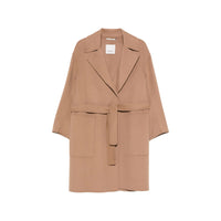 'S Max Mara Neutrals Coats - Single Breasted Coats Women