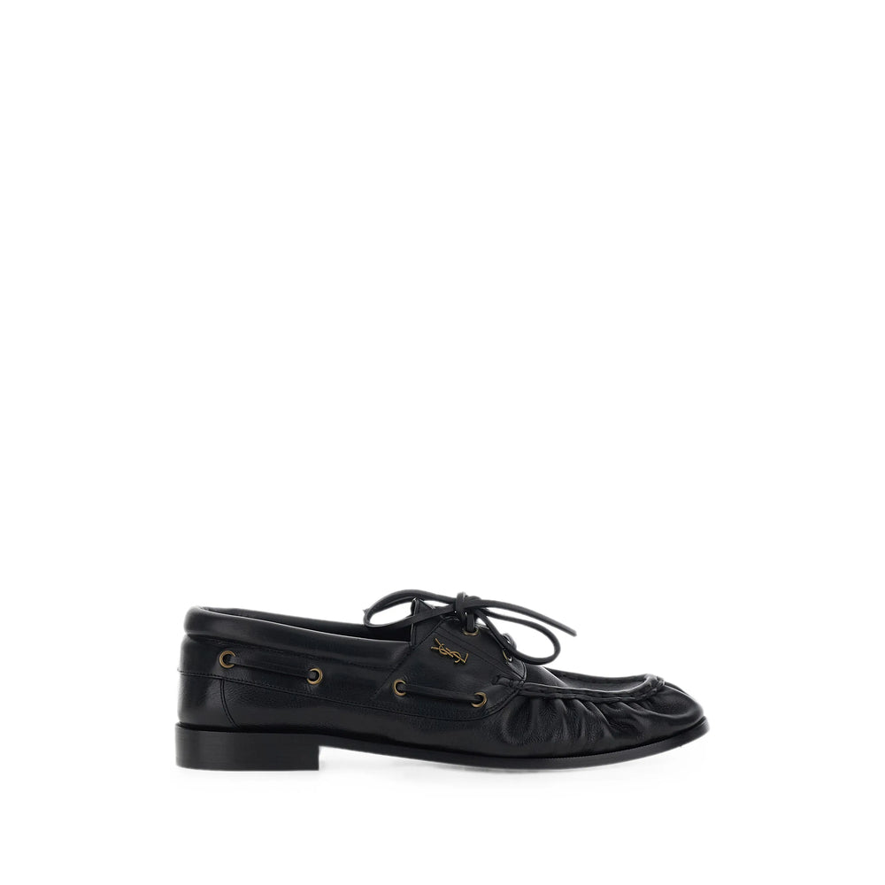 Saint Laurent Black Loafers Men