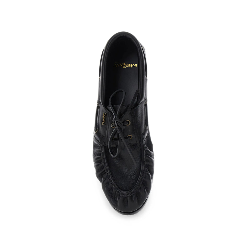 Saint Laurent Black Loafers Men
