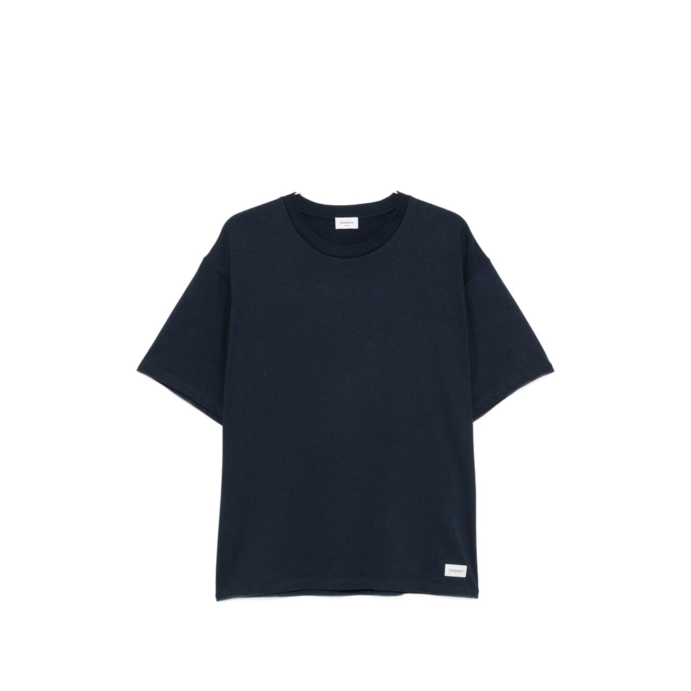 Saint Laurent Blue T-Shirts & Vests - T-Shirts Men