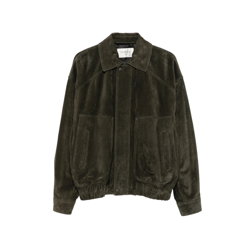 Saint Laurent Green Jackets - Bomber Jackets Men