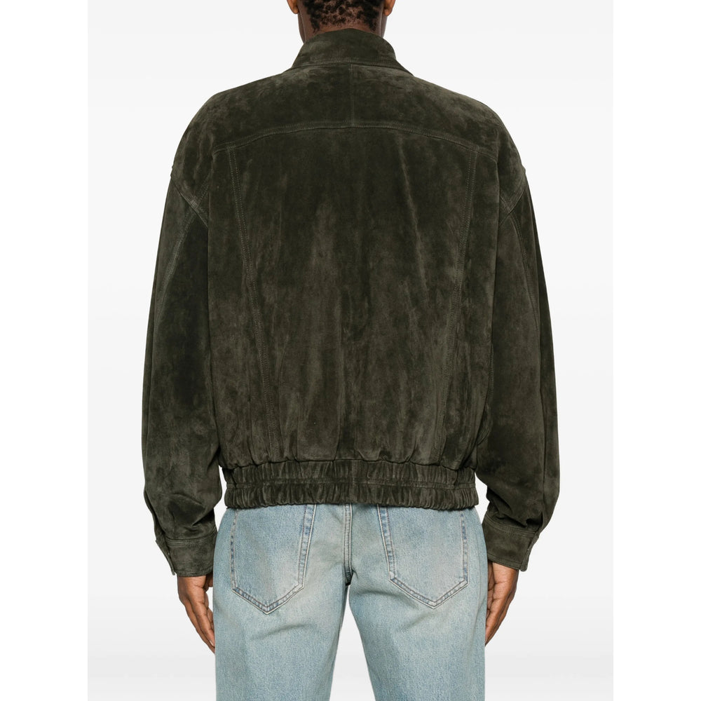 Saint Laurent Green Jackets - Bomber Jackets Men