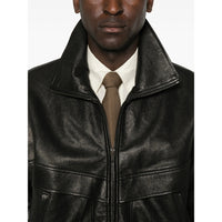 Saint Laurent Black Jackets - Leather Jackets Men
