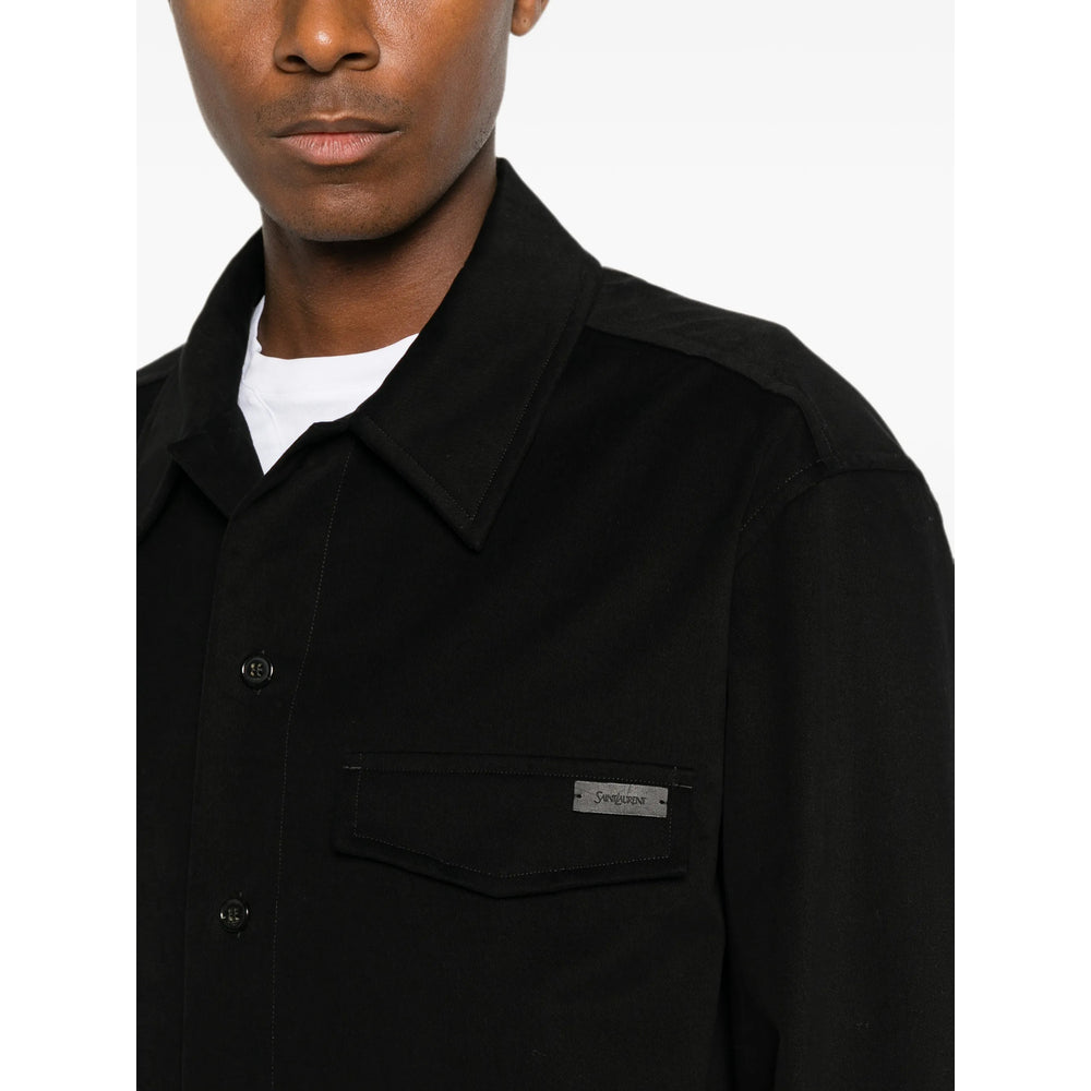 Saint Laurent Black Shirts Men